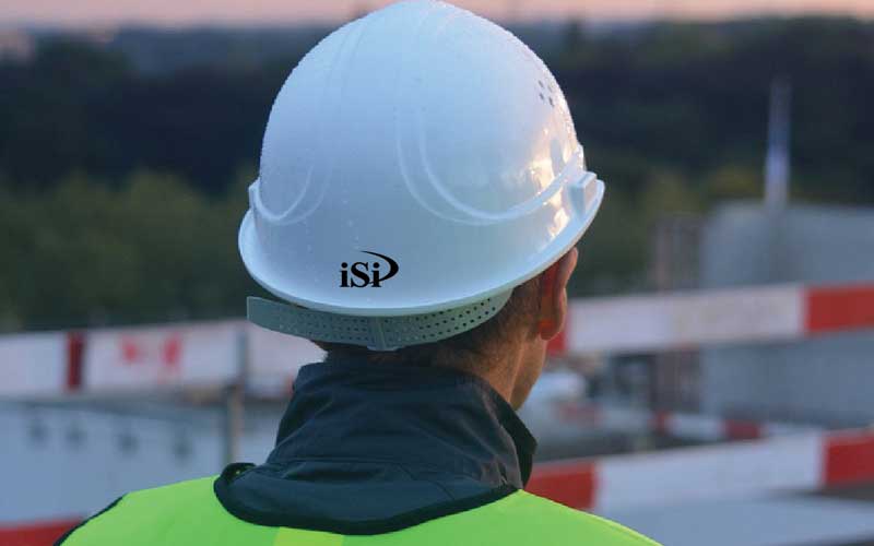 iSi Job Openings Photo of an iSi Environmental safety professional conducting a jobsite safety inspection.