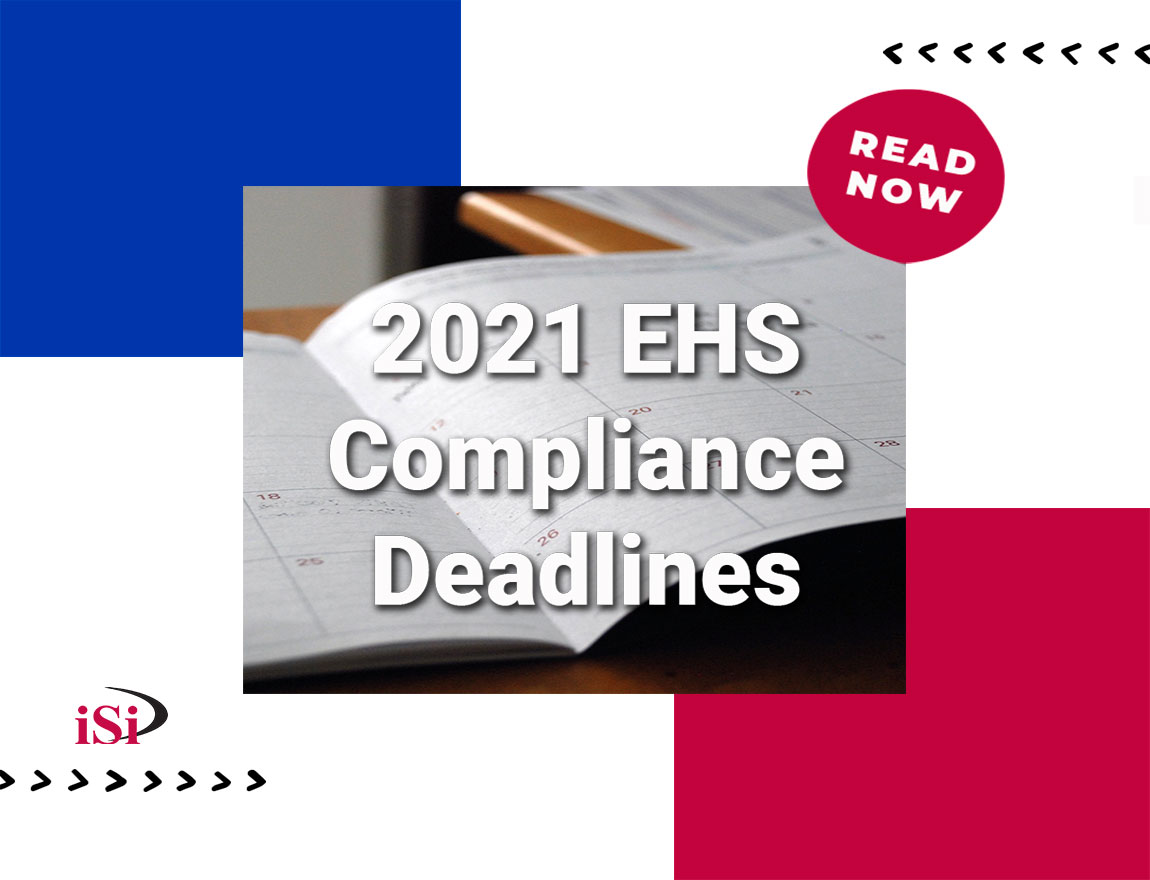 photo representing EPA and OSHA compliance deadlines for 2021