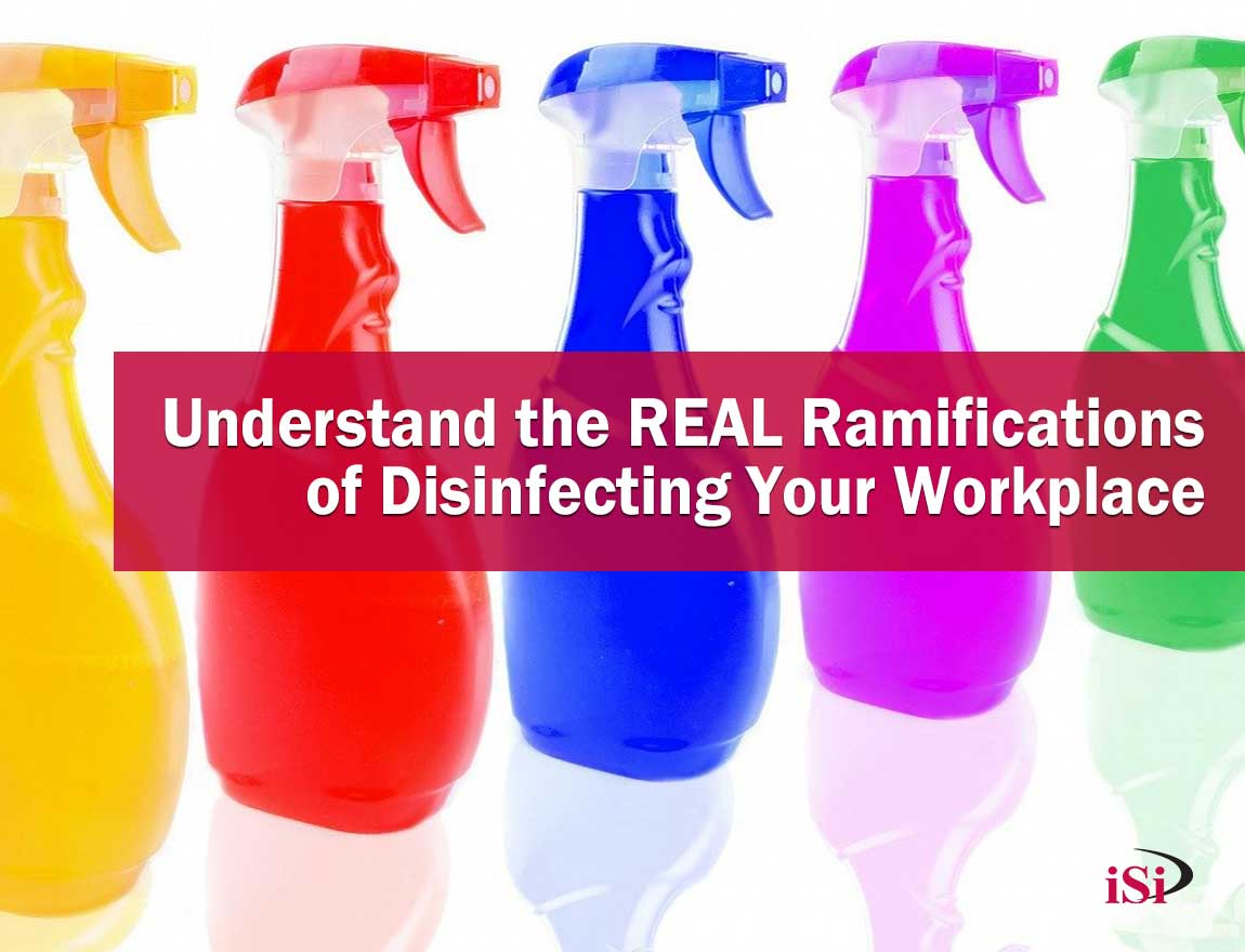 photo representing companies need to be careful about what disinfecting materials they use