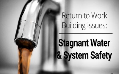 Return to Work Building Issues: Stagnant Water