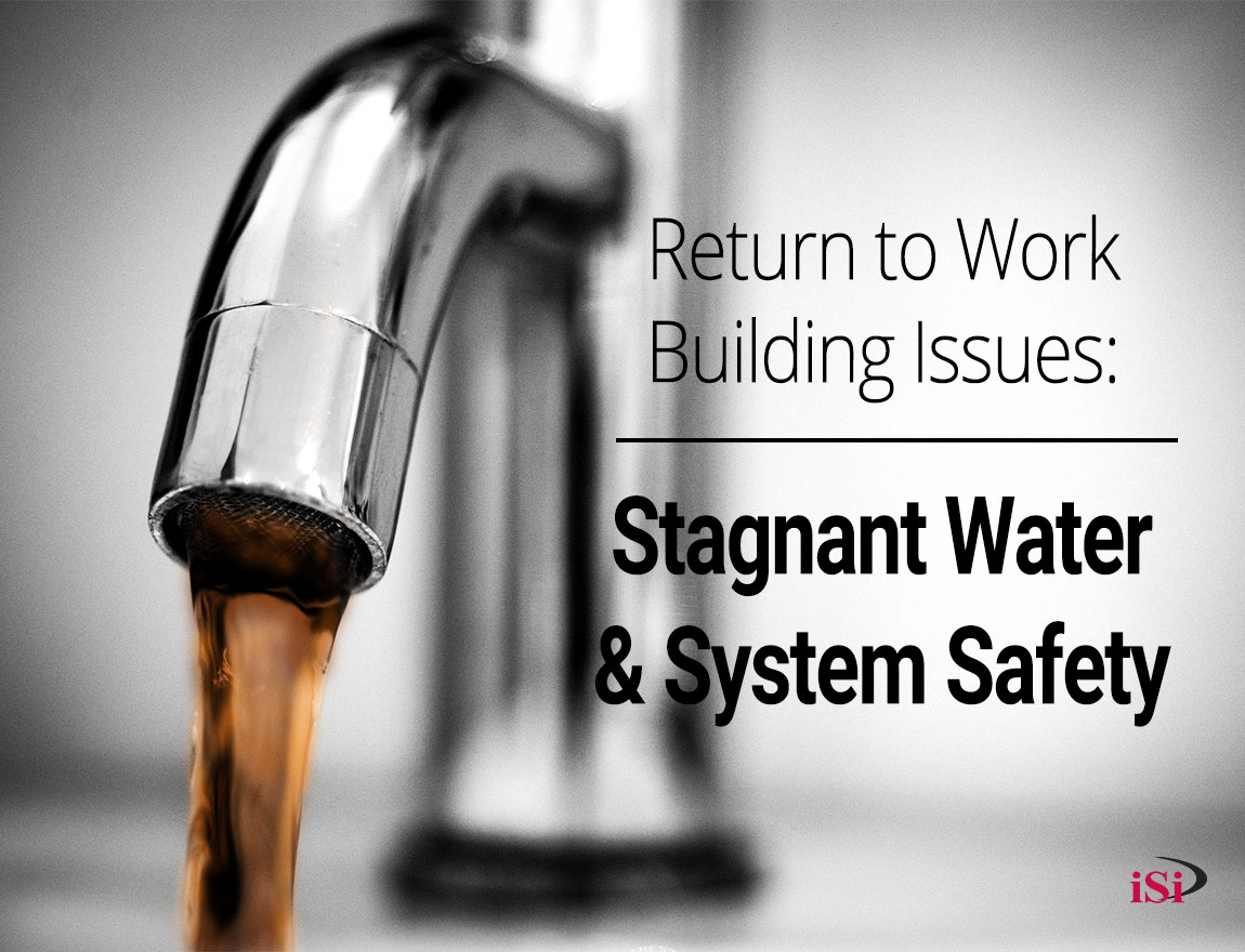 photo representing return to work issues with buildings water system safety issues