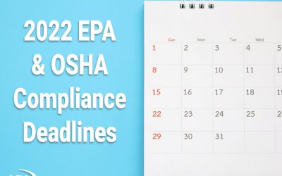 2022 EPA and OSHA Compliance Deadlines