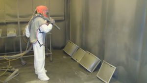 paint booth worker