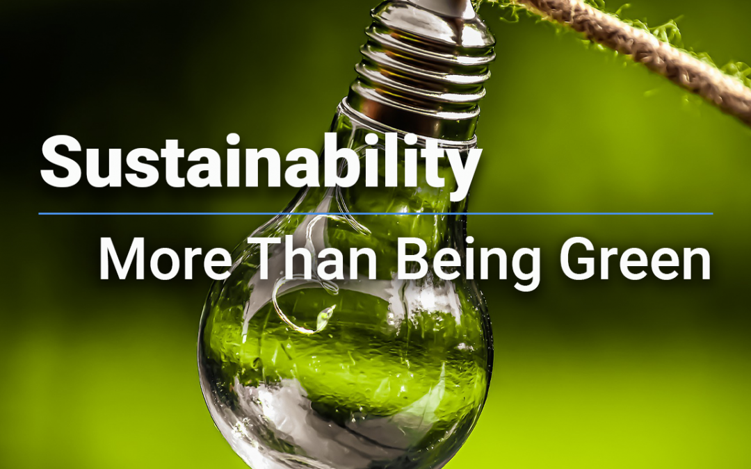 Sustainability is Much More Than Just Being Green
