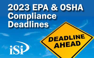 2023 EPA and OSHA Compliance Deadlines