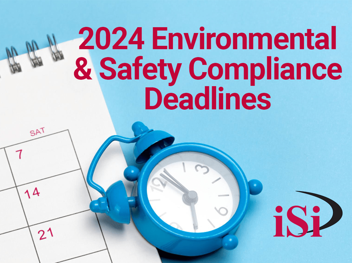 Environmental Compliance Calendar iSi Environmental