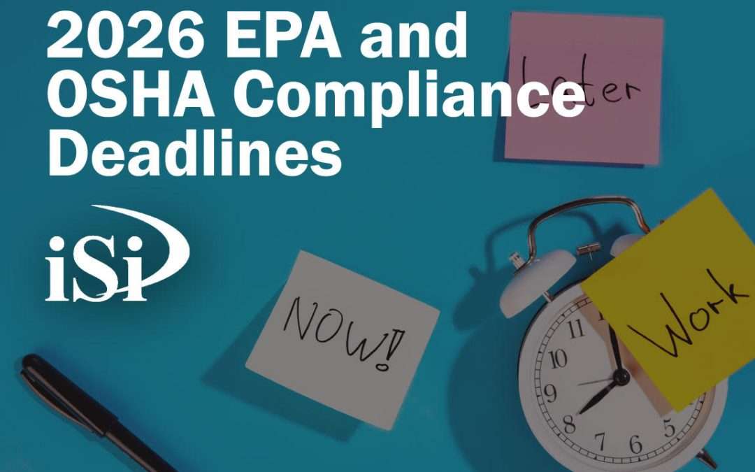 2026 EPA and OSHA Compliance Deadlines